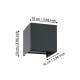 Декоративная подсветка EGLO 901049 Valmontone IP20 черный