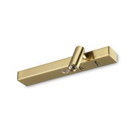 Бра, настенный светильник Ideal Lux 345505 Bonne Nuit LED 2x6.5W 3000K 420Lm IP20 латунный
