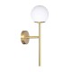 Бра, настенный светильник Goldlux 341655 Bianca E14 1x12W IP20 золотой
