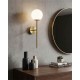 Бра, настенный светильник Goldlux 341655 Bianca E14 1x12W IP20 золотой
