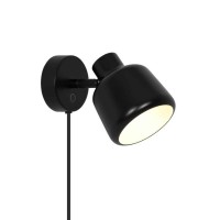 Бра, настінний світильник Nordlux 2612091003 Louella E14 1x10W IP20 чорний