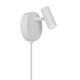 Бра, настінний світильник Nordlux 2612501001 Omari Round LED 1x3.2W 2700K 320Lm IP20 білий