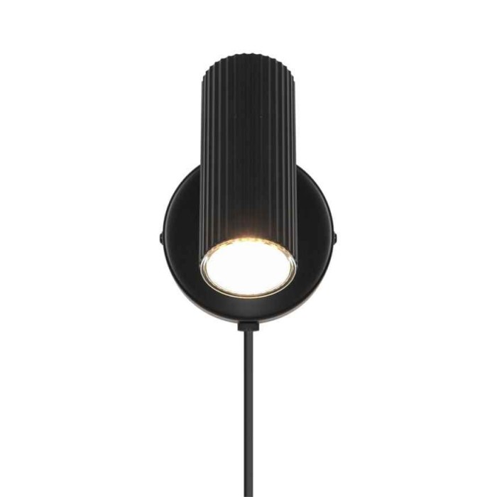 Бра, настінний світильник Nordlux 2612591003 Vico GU10 1x5W IP20 чорний