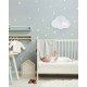 Бра, настінний світильник TK Lighting 11267 Cloud G9 1x8W IP20 білий