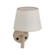 Бра, настінний світильник TK Lighting 11596 Maja E27+G9 1+1x15W+8W IP20 бежевий