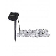 Гирлянда на солнечной батарее Goldlux 329479 Bubble Glass LED 2700K IP44 прозрачная