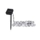Гирлянда на солнечной батарее Goldlux 329479 Bubble Glass LED 2700K IP44 прозрачная