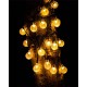 Гирлянда на солнечной батарее Goldlux 329479 Bubble Glass LED 2700K IP44 прозрачная