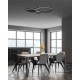 Люстра Goldlux 334060 Petra LED 1x30W 4000K 4600Lm IP20 чорна