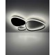 Люстра Goldlux 334060 Petra LED 1x30W 4000K 4600Lm IP20 чорна
