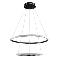 Люстра Goldlux 336736 Diana LED 2x44W 4000K 6200Lm IP20 черная