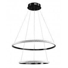 Люстра Goldlux 336736 Diana LED 2x44W 4000K 6200Lm IP20 чорна
