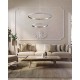 Люстра Goldlux 337863 Diana LED 2x44W 4000K 6200Lm IP20 золото
