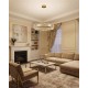 Люстра Goldlux 338259 Cristalia LED 1x29W 4000K 4300Lm IP20 золото