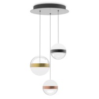 Підвісний світильник, люстра Ideal Lux 342993 Galaxy LED 3x29W 3000K 2800Lm IP20 різнокольоровий