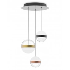 Подвесной светильник, люстра Ideal Lux 342993 Galaxy LED 3x29W 3000K 2800Lm IP20 разноцветный