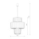 Люстра Nowodvorski 12249 Nome A GX53 1x15W IP20 темно-сіра
