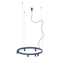 Люстра Nowodvorski 12283 Fourty Round GU10 R35+LED 7+6x10W+9W 3000K 710Lm IP20 синя