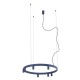 Люстра Nowodvorski 12283 Fourty Round GU10 R35+LED 7+6x10W+9W 3000K 710Lm IP20 синяя