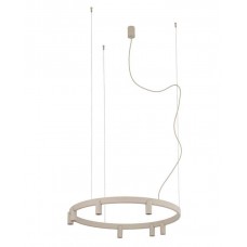 Люстра Nowodvorski 12284 Fourty Round GU10 R35+LED 7+6x10W+9W 3000K 710Lm IP20 бежевая