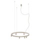 Люстра Nowodvorski 12284 Fourty Round GU10 R35+LED 7+6x10W+9W 3000K 710Lm IP20 бежевая