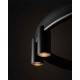 Люстра Nowodvorski 12285 Fourty Round GU10 R35+LED 7+6x10W+9W 3000K 710Lm IP20 черная