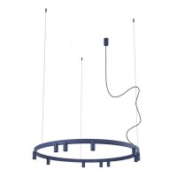 Люстра Nowodvorski 12286 Fourty Round GU10 R35+LED 11+6x10W+9W 3000K 710Lm IP20 синя