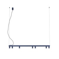 Люстра Nowodvorski 12293 Fourty Line LED VII GU10 R35+LED 7+4x10W+8W 3000K 800Lm IP20 синяя