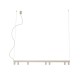 Люстра Nowodvorski 12294 Fourty Line LED VII GU10 R35+LED 7+4x10W+8W 3000K 800Lm IP20 бежевая
