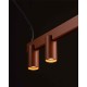 Люстра Nowodvorski 12423 Fourty Line LED VII GU10 R35+LED 7+4x10W+8W 3000K 800Lm IP20 терракотовая