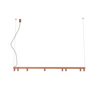 Люстра Nowodvorski 12424 Fourty Line LED VIII GU10 R35+LED 8+4x10W+8W 3000K 800Lm IP20 терракотовая