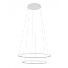 Люстра Nowodvorski Circolo Power 11646 LED 2x67W 3000K 3700Lm IP20 белая