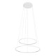 Люстра Nowodvorski Circolo Power 11646 LED 2x67W 3000K 3700Lm IP20 белая