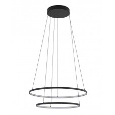 Люстра Nowodvorski Circolo Power 11647 LED 2x67W 3000K 3100Lm IP20 черная