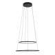 Люстра Nowodvorski Circolo Power 11647 LED 2x67W 3000K 3100Lm IP20 черная
