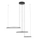 Люстра Nowodvorski Circolo Power 11648 LED 3x85W 3000K 3750Lm IP20 черная
