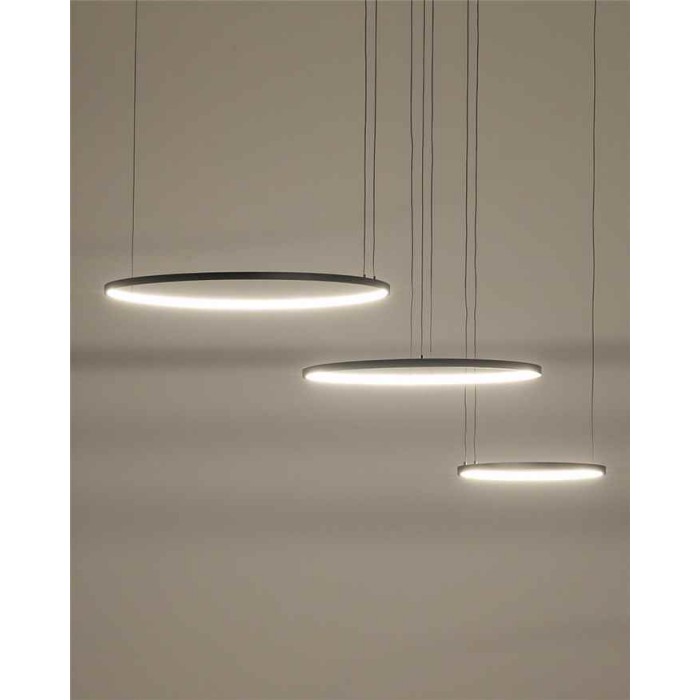 Люстра Nowodvorski Circolo Power 11648 LED 3x85W 3000K 3750Lm IP20 черная