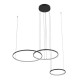Люстра Nowodvorski Circolo Power 11648 LED 3x85W 3000K 3750Lm IP20 черная