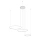 Люстра Nowodvorski Circolo Power 11649 LED 3x85W 3000K 4600Lm IP20 белая