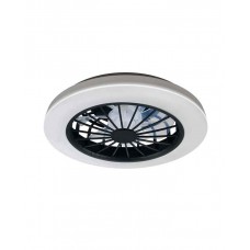 Люстра с вентилятором Goldlux 341303 Ghana LED 1x24W 3000K/4000K/6500K 3200Lm IP20 белая