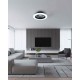 Люстра с вентилятором Goldlux 341303 Ghana LED 1x24W 3000K/4000K/6500K 3200Lm IP20 белая