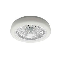Люстра с вентилятором Goldlux 341310 Zambia LED 1x24W 3000K/4000K/6500K+RGB 3200Lm IP20 белая