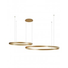 Люстра Zuma Line 250067-GD Isak LED 1x100W 3000K 2500Lm IP20 золота (5907925003541)