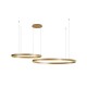Люстра Zuma Line 250067-GD Isak LED 1x100W 3000K 2500Lm IP20 золота (5907925003541)