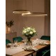 Люстра Zuma Line 250067-GD Isak LED 1x100W 3000K 2500Lm IP20 золота (5907925003541)