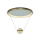 Люстра Zuma Line 250088L-BS Turkan LED 1x40W 3000K 1600Lm IP20 золота (5907925003534)