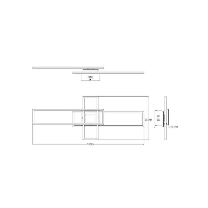 Люстра Zuma Line MS243 Lumenz LED 1x55W 3000K-6000K 2800Lm IP20 різнокольорова (5905316667402)