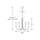 Люстра Zuma Line P0603-06F-SDB1 Boston LED 6x5W 3000K 3300Lm IP20 золота (5907925003671)