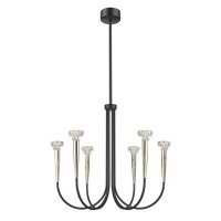 Люстра Zuma Line P0603-06F-SDB1 Boston LED 6x5W 3000K 3300Lm IP20 золота (5907925003671)