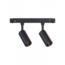 Магнитный трековый светильник Kloodi KDMG-SPOT30 2x3W 4K BK LED 480Lm IP20 черный